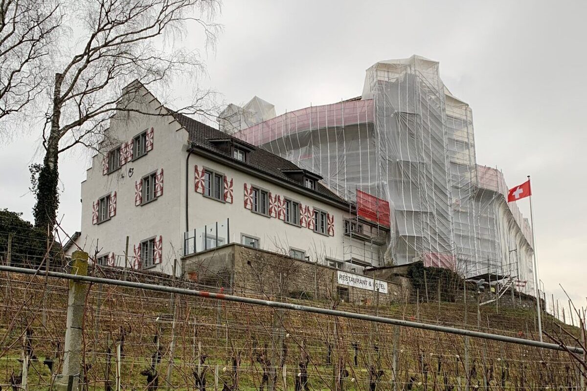 Fassadensanierung Schloss Schwandegg Bild 4